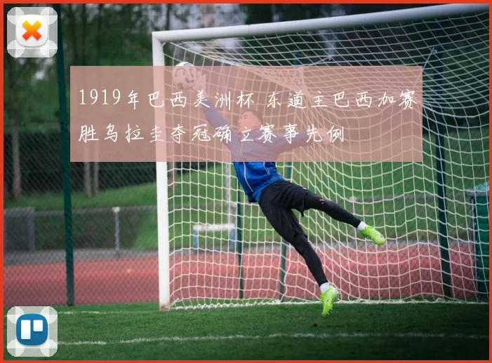 1919年巴西美洲杯 东道主巴西加赛胜乌拉圭夺冠确立赛事先例